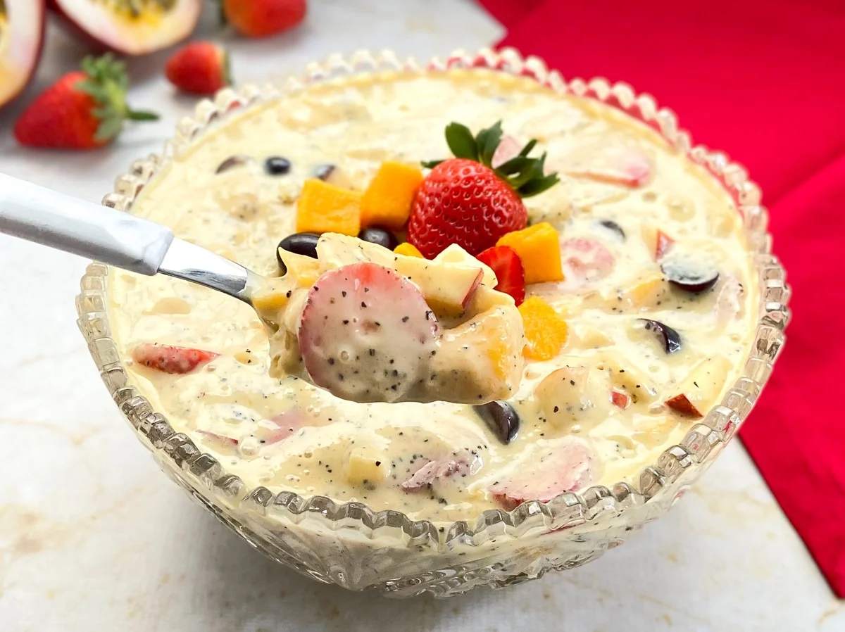 Ensalada de frutas digestiva